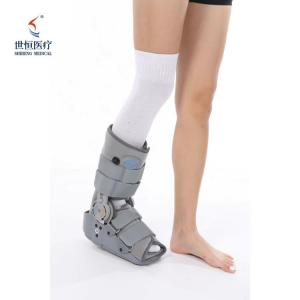 Black/grey color foot brace drop foot with airbag and chuck adjustable ankle foot brace