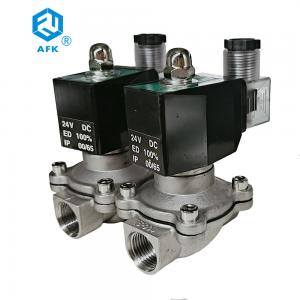 NBR Seal NPT Thread Water Solenoid Valve Normally Closed DC24V