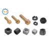 Heavy Duty Excavator SpareParts Black Bolts And Nuts Grade 12.9