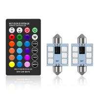 China C5W C10W Festoon RGB LED Car Interior Dome Light Bulb on sale