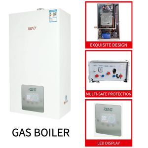 China Estilo que encajona montado en la pared de acero inoxidable 26Kw de L1PB26-A (F4) Shell Gas Hot Water Boiler supplier