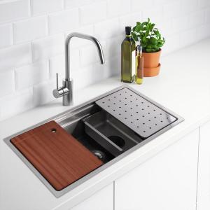 SONSILL 0.95MM Thickness Luxury Single Bowl Kitchen Sink 304 Stainless Steel
