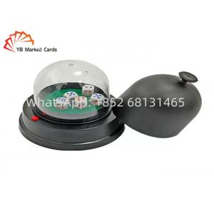 Black Dice Cheating Device Automatic Electronic Plastic Dice Cup For Dice Games