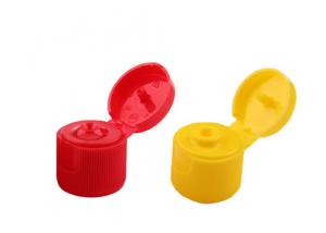 China Customized Colors Flip Top Dispensing Caps Universal Shampoo Bottle Cap on sale 
