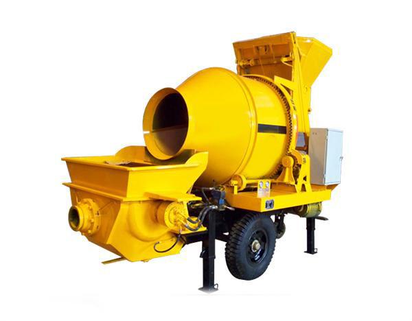 Electric mini concrete mixer, diesel concrete mixer with pump, concrete trailer