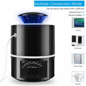 hot sales design USB professional pest control mosquito killer lamp plastic electric fly killer with wave light