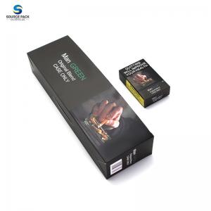 China 10 20 Disposable Paper Cigarette Pack Box Custom Paper Empty Blank Pack supplier