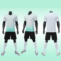 China Lightweight Full Football Jersey Set Durable Breathable Soccer Sublimation Jersey on sale