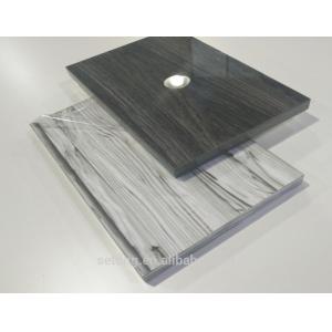 China Wardrobe Anti Scratch  6H Acrylic  Wood Grain MDF Sheets supplier