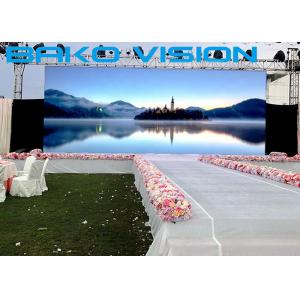 HD P3.91 Stage Background LED Display Big Screen Flexible Curtain 100000 Hrs Life Span