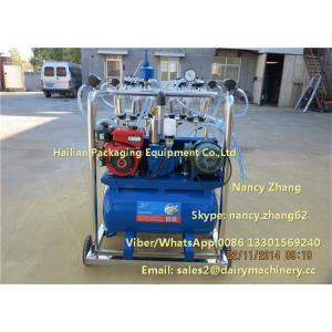 China Diesel Engine And Electric Motor Cow Milking Machine With Jetter Tray Washing supplier