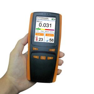 China Detector de gas portátil con pantalla LCD TFT, función de autocalibración, detector de ozono O3 para inodoros supplier