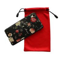 China Dustproof Microfiber Cell Phone Pouch Protective Bag 170-280gsm With Soft Lining on sale