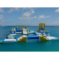 China Logo Printing Aqua Sports Inflatable Floating Water Park PVC Tarpaulin on sale