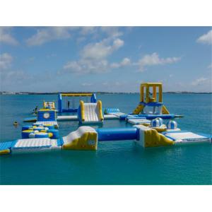 China Logo Printing Aqua Sports Inflatable Floating Water Park PVC Tarpaulin supplier