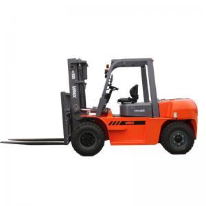 China Lifter 8 Ton Diesel Forklift Trucks Fork Lifter Tractor Max Power Building Engine supplier