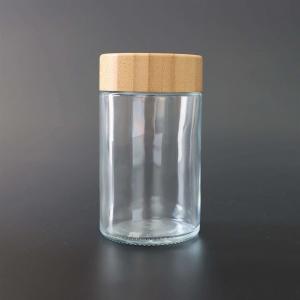 6oz Childproof Glass Storage Jar For  Flower Weed Packaging Glass