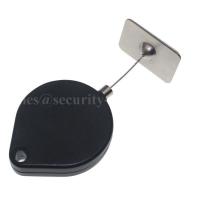 China Heart Shaped ABS Box Coiled Security Tether With Square Glutinous Plate End on sale