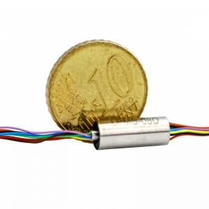 China Super Miniature Capsule Slip Ring 8 Circuit supplier