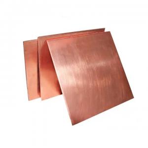 99,9% la pureza 0,5 milímetros de chapa ASTM C10100 C11000 3m m del cobre pulió la hoja de cobre