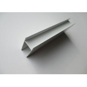 Construction Decoration H Shaped Extruded Aluminium Sections For Glass / LED Lighting