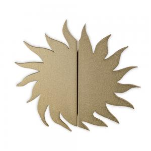 Luxury 11cm Sun Flower Cabinet Gold Handles For Home Hardware