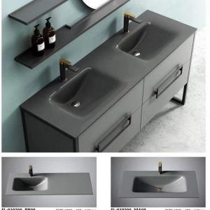 Cabinet Tempered Glass Sink Funnel Shape Brass Drain Bathroom Vanity Countertop With Sink