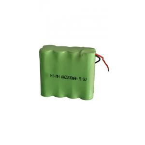 Rechargeable Ni-MH AA 9.6V 2200mAh Battery Pack with Flying Leads