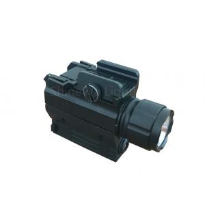 Small Tactical Rail Mount Flashlight With Strobe Function For Pistols Install