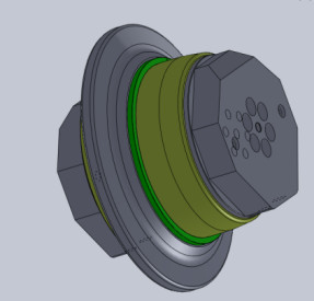 China Componentes laterais TBM da máquina de perfuração do túnel do cortador do disco que escavam um túnel a multi cor supplier