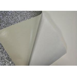 China Silver Water Activated Self Adhesive Glitter Paper 12  * 12  With Jumbo Rolls supplier