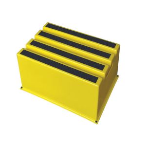 China 37.5CM Width Custom Plastic Step Stool for Household, Commercial, and Outdoor Use with Non-Slip Treads supplier