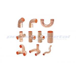 China Custom T2 Copper Pipe Fittings For Air Conditioner / Refrigeration Sweat Adaptor supplier