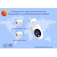 China Permanent IPL Laser Home Use Beauty Device Two Head Beauty Device 15 X 50mm Spot Size on sale