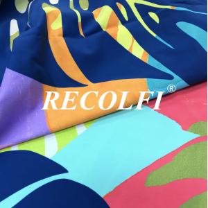 China Wefting Knit 2 Way Stretchy Functional Fabric Fair Munich Recycled Spandex Activewear Tights Pe Nation Quality supplier