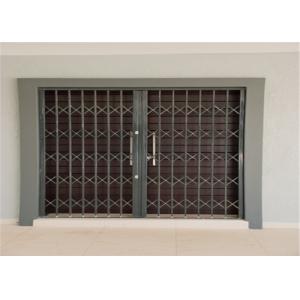 China Thickness 2.0mm 6063 Aluminium Security Doors  With Sand Blasting supplier