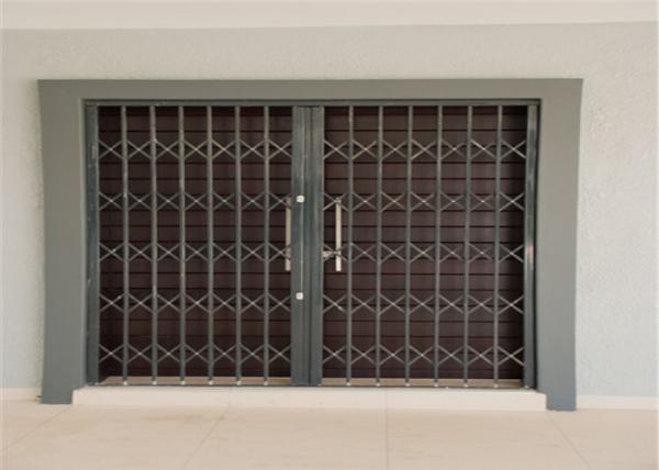 Thickness 2.0mm 6063 Aluminium Security Doors With Sand Blasting