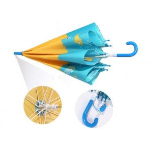 Stronger Cute Kids Umbrella , Small Umbrella For Kids Pongee Full Color Printing