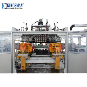 China Pesticide Bottle HDPE Blow Molding Machine Auto Lubrication Post Cooling supplier