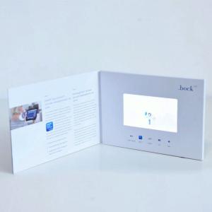 China Tft Screen LCD video production business cards Photo Book HD Display FCC approved supplier