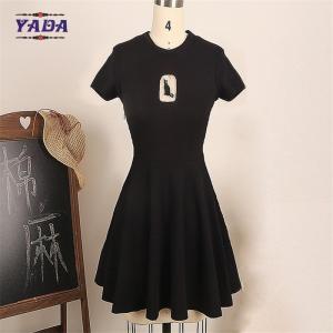 China Fashion cat womens beach wear brand lady dresses one piece latest for women summer skater dress supplier