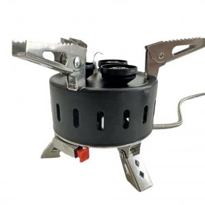 Outdoor BBQ Gas Stove with Three Spray Head Mini Portable Folding Camping Burner