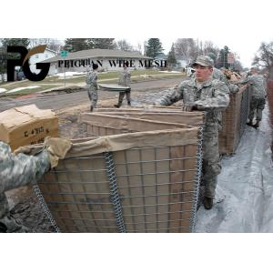 Flooding Square Hole Hesco Bastion Barrier Galvanized Iron Wire