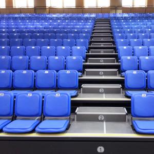 China Folding UV Stable Retractable Seating For Schools Gym Theater OEM supplier