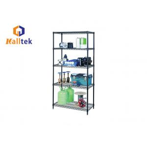 China Chrome Plated 4 Tier Storage Shelving 50kgs/Layer With Leveling Feet supplier
