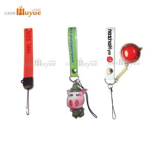 Soft Silicon Mobile Phone Strap 10mm silicon mobile strap from China wholesale