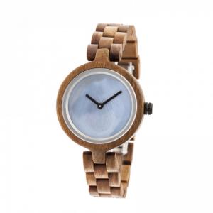 Boyear Custom Logo Wooden Watches Luxury Red Sandal Fashion Wood Watch Women,Ladies Fashion Watch