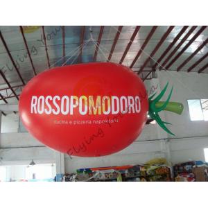 China 4m Long Plum Tomato Shaped Balloons For Haning / Pop Display / Event Show supplier