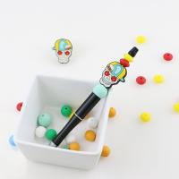 China Custom halloween skull pumpkins Silicone Focal Bead for DIY pens keychains on sale