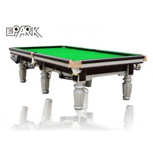 Customized Amusement Game Machines  8FT Chinese Pool Black And Green Billiard Table